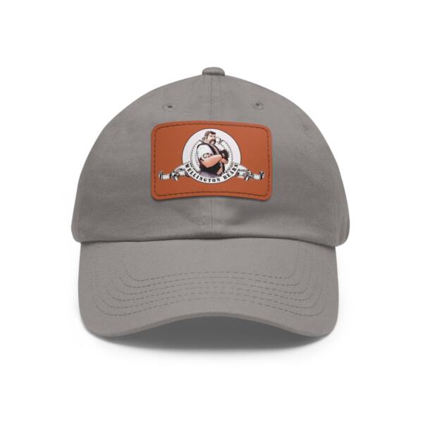 Stylish Dad Hat with Leather Patch - Perfect for Bears - Image 13