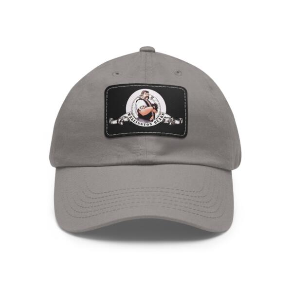 Stylish Dad Hat with Leather Patch - Perfect for Bears - Image 9