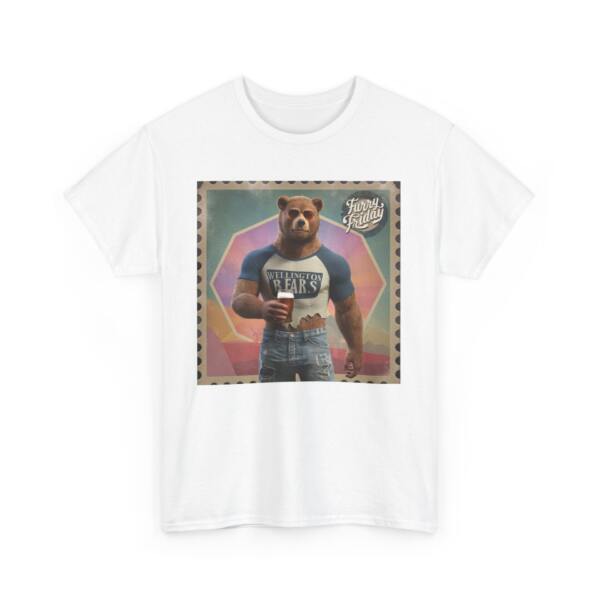 Vintage Bear Graphic Unisex Heavy Cotton Tee - Image 3