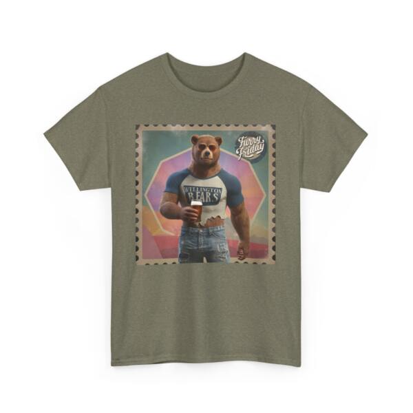 Vintage Bear Graphic Unisex Heavy Cotton Tee - Image 16